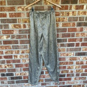 Vintage silky leopard pants!
